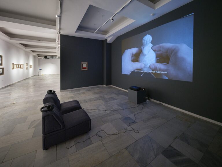 Installation view of Brieftopia, Three or More Fools at the Museum of Humour and Satire, Gabrovo