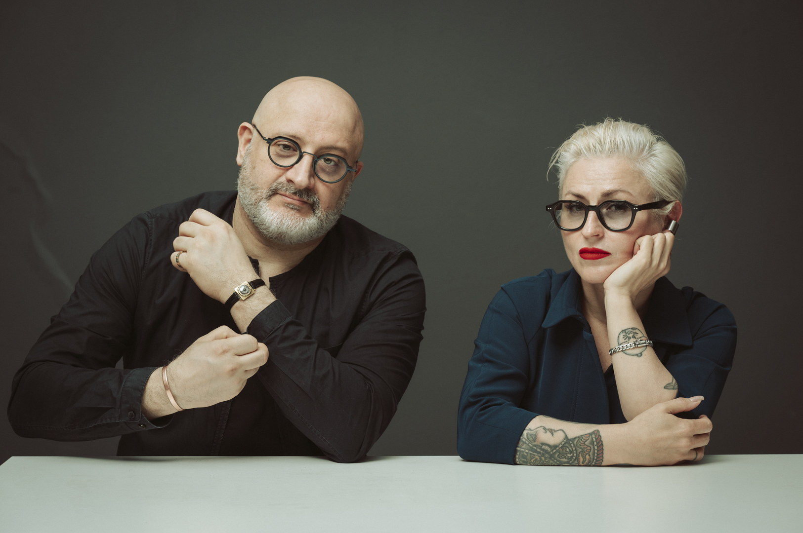 Behzad Khosravi Noori and Snejana Krasteva, co-founders and co-directors of the Brieftopia class=